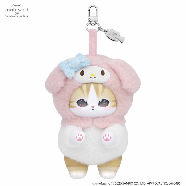 サンリオ　平成レトロ　100catsworld　ひまわり ぬいぐるみ　にゃんこ 写真）『mofusand』のにゃんこが“サンリオキャラクターズ”に変身