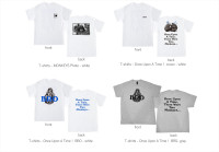 写真展「Once Upon A Time！」会場で販売されるオリジナルTシャツ