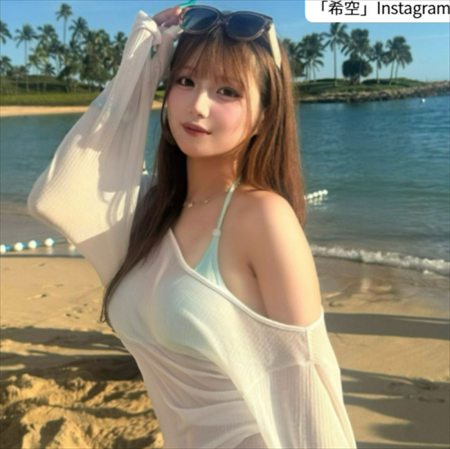 希空、ソロショット　※「希空」Instagram