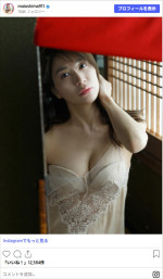“港区女子”系AKB48OG,、かわいらしいインスタショット　※「大島麻衣」Instagram
