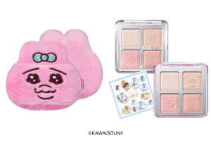 “おぱんちゅうさぎ＆んぽちゃむ”がコスメに！　シール付きマルチパレットなど「ミルフィー」から登場