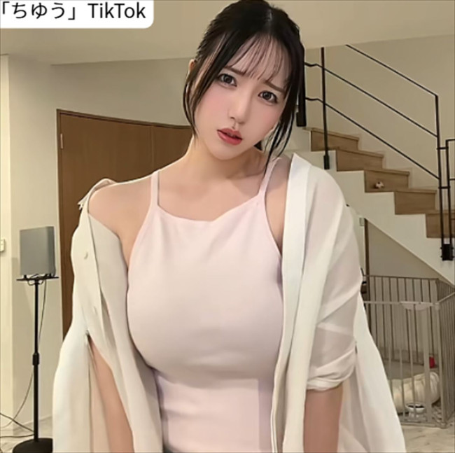 ちゆう、ソロショット　※「ちゆう」TikTok