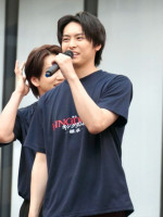 舞台『キングダムII‐継承‐』「開幕直前！総決起集会」に登壇した高野洸