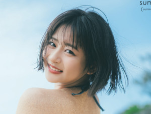 バスケ大好き美女160cmがスタイル抜群　キュートな水着姿で開放的に　1st写真集アザーカット