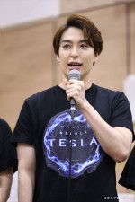 ミュージカル『ニコラ・テスラ ～エジソンが恐れた孤高の天才～』稽古場披露＆会見より海宝直人
