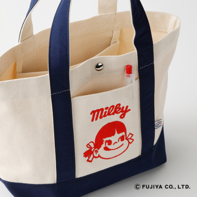 写真）紀ノ国屋、ペコちゃんデザインのトートを発売！ キャンディ形に