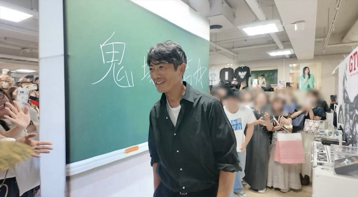 反町隆史が「GTO POPUP STORE」in 仙台に緊急来店！　東北各地から大勢のファンが来場