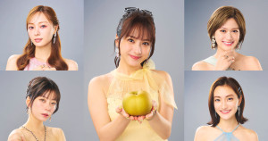 ドラマ『ヒマチの嬢王』に出演する（左上段から）梅澤美波、平祐奈、小西桜子、佐藤菫、浅見姫香