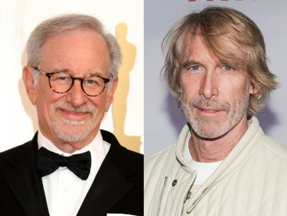 （左から）スティーヴン・スピルバーグ、マイケル・ベイ