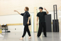 ダンスエンターテイメント演劇『PASSION ‐ 北斎の描く夢 ‐』稽古場写真