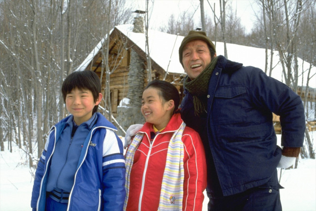 倉本聰さん追悼特別番組 『北の国から ’83冬』より（左から）吉岡秀隆、中嶋朋子、田中邦衛