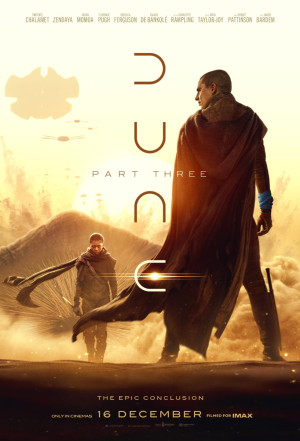 映画『デューン 砂の惑星PART3』海外版ポスタービジュアル