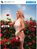 下着ブランド「SYRN」をローンチしたシドニー・スウィーニー　※「シドニー・スウィーニー」インスタグラム