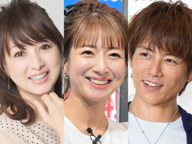 （左から）渡辺美奈代、辻希美、杉浦太陽