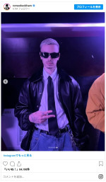 モデルとしてパリ・ファッション・ウィークに参加したロメオ・ベッカム　※「ロメオ・ベッカム」インスタグラム