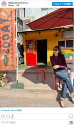 かわいいかよ…！　沖縄旅行を満喫中の中川安奈　※「中川安奈」Instagram