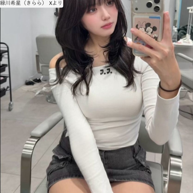 緑川希星、ソロショット　※「緑川希星（きらら）」X