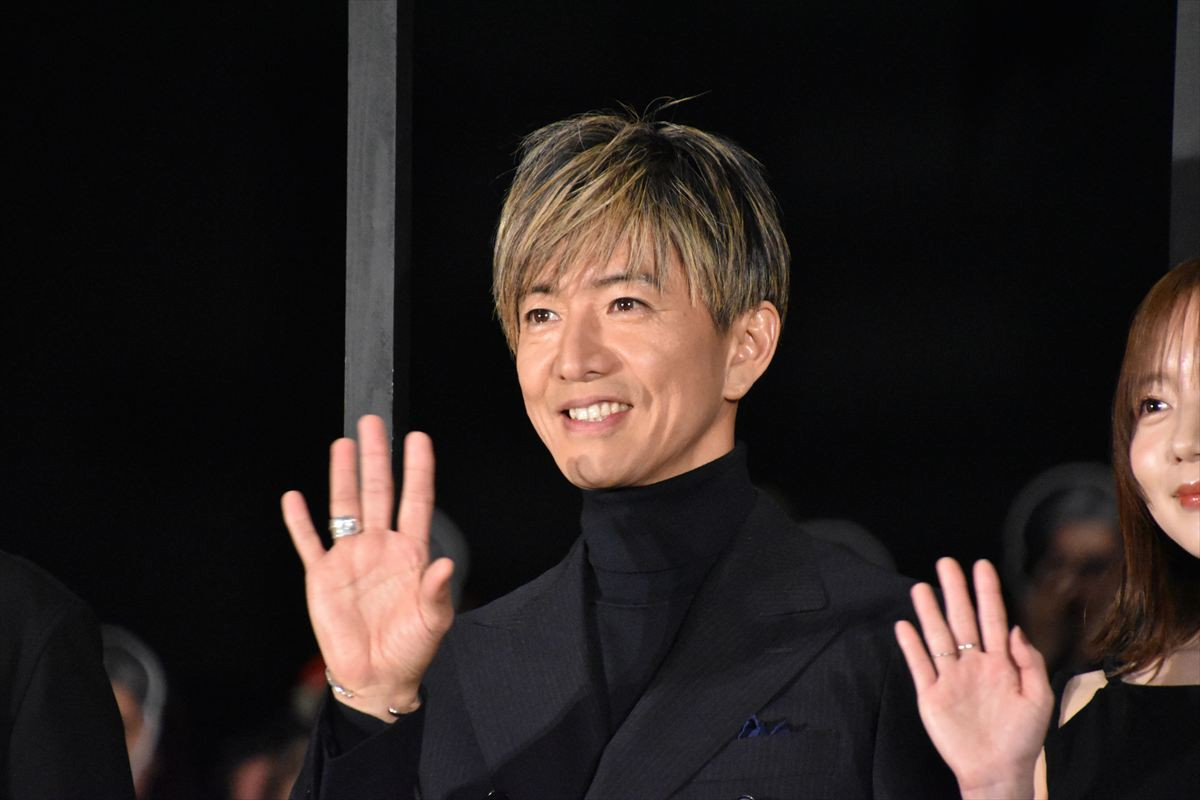 映画『教場 Requiem』初日舞台あいさつに登壇した木村拓哉