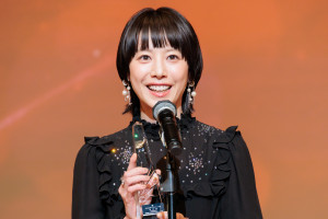 「第50回エランドール賞」授賞式に登壇した夏帆