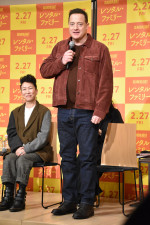 映画『レンタル・ファミリー』記者会見に出席したブレンダン・フレイザー
