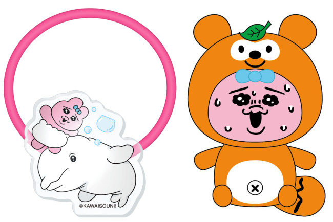 “可哀想に！”グッズがコンビニで買える！　おぱんちゅうさぎ＆んぽちゃむのマグやトートバッグ登場