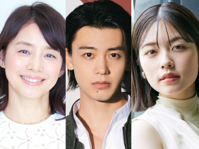 （左から）石田ゆり子、竹内涼真、小芝風花