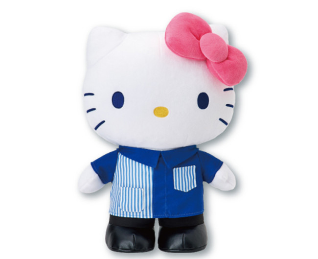 “サンリオ当りくじ”に新作！　コンビニウェアを着たハローキティのぬいぐるみなどラインナップ