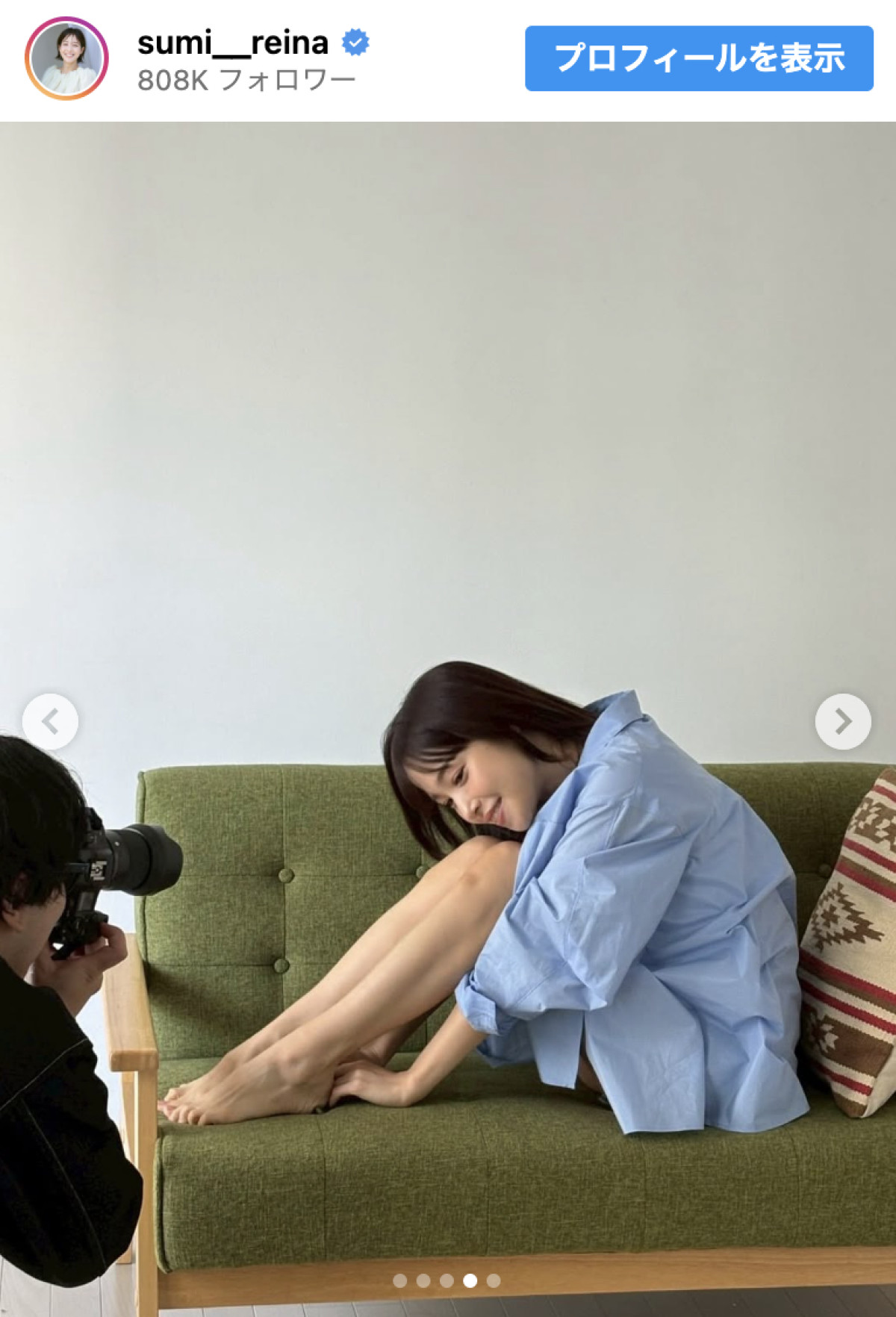 ママとは思えない！鷲見玲奈、美脚まぶしい撮影ショットに「安定感抜群の美しさ」絶賛の声