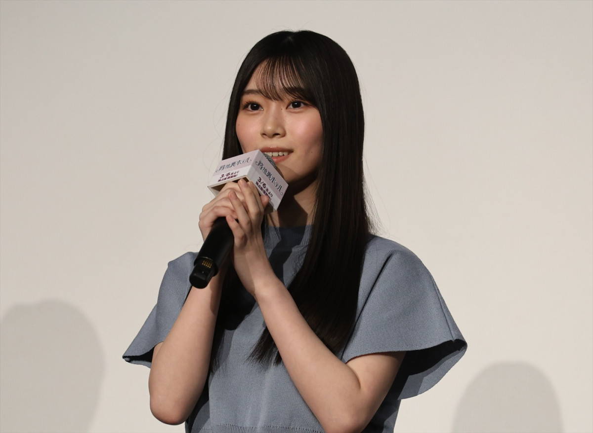 櫻坂46・中嶋優月「メンバーの絆が深まりました」　ドラマ『路地裏ホテル』完成披露に三期生が劇中衣装で登場