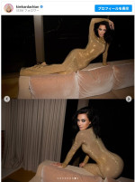 アカデミー賞アフターパーティーでのルック　※「キム・カーダシアン」Instagram