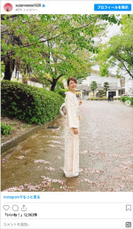 厳かな着物姿で息子の晴れの日に出席したスザンヌ　※「スザンヌ」Instagram