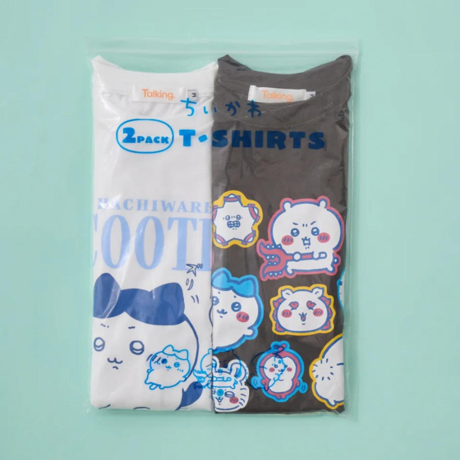 写真）ちいかわ「パックTシャツ」4．24から発売！ ぷっくりシールの