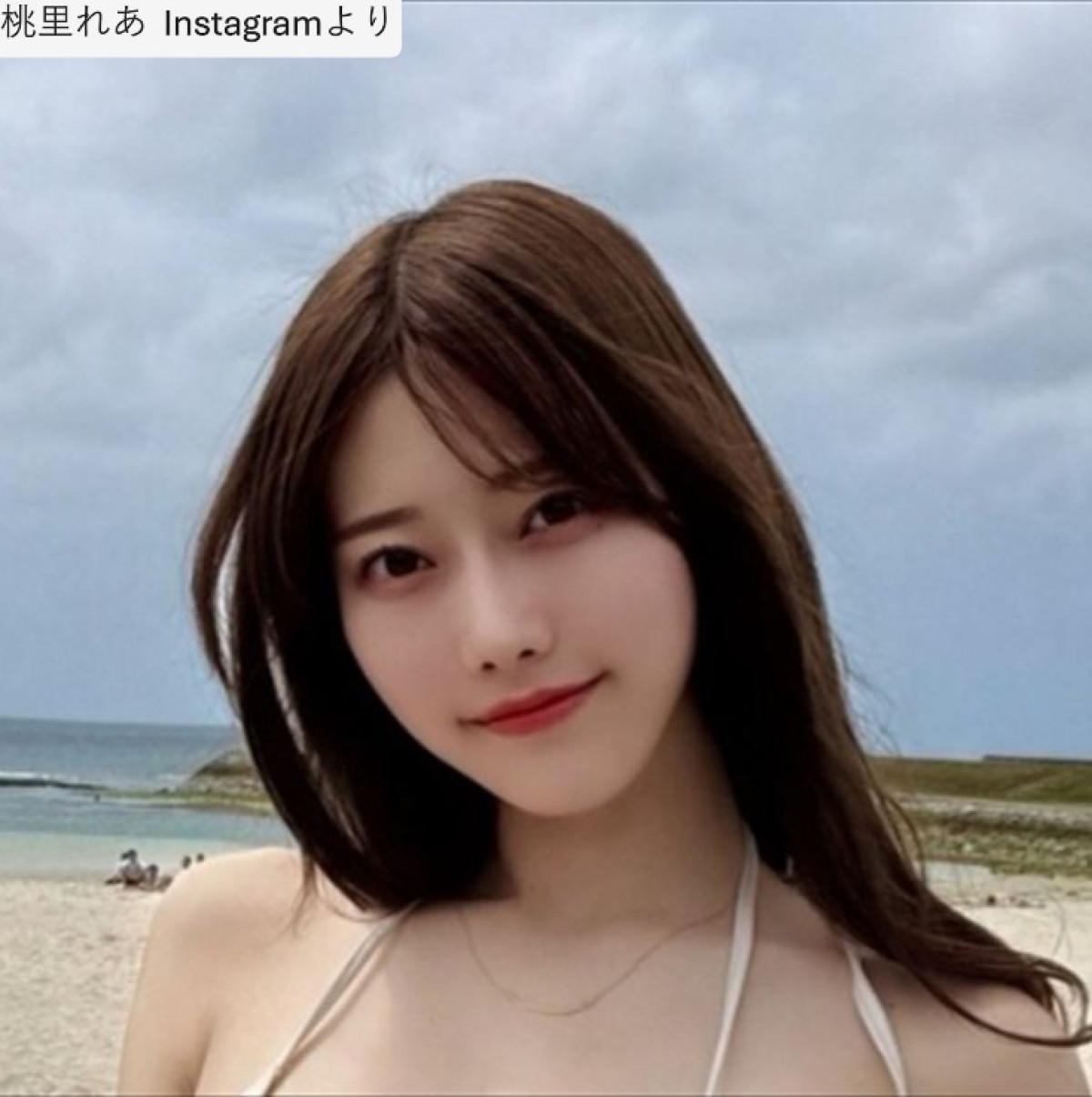 桃里れあ、ソロショット　※「桃里れあ」Instagram