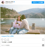 新山千春、“イケメン”夫と2ショット　ほか中尾明慶とのコラボ風景　※「新山千春」Instagram