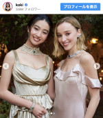 Koki,ルイ・ヴィトンのイベントで世界のセレブと競演　※「Koki,」Instagram