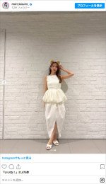 森香澄、羊カチューシャがかわいすぎる！　※「森香澄」Instagram