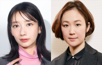 （左から）波瑠、黒木華