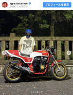 映画『竜二』Tシャツを着たレイザーラモンRG　※「レイザーラモンRG」Instagram