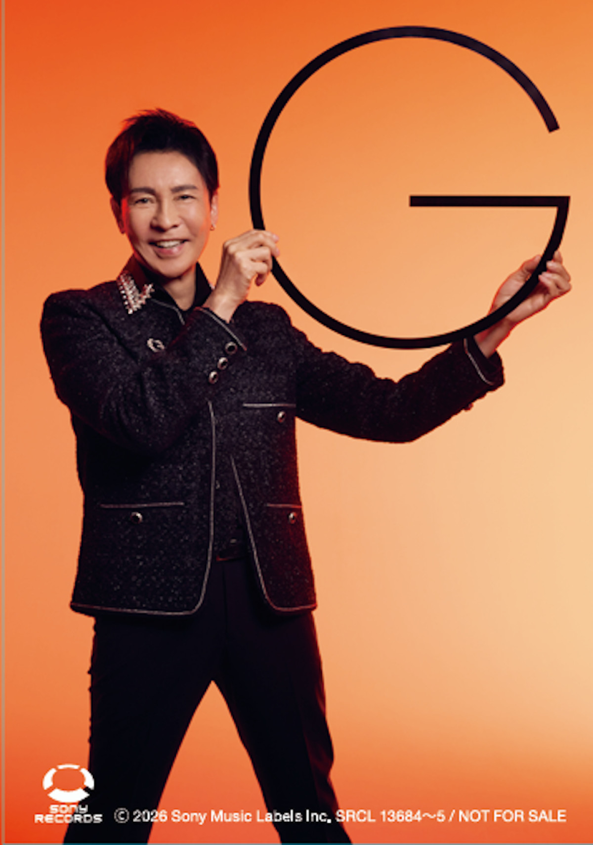郷ひろみ、70歳の節目にニューシングル「I'm Neo G」発売　挑戦的なジャケット＆アー写が解禁