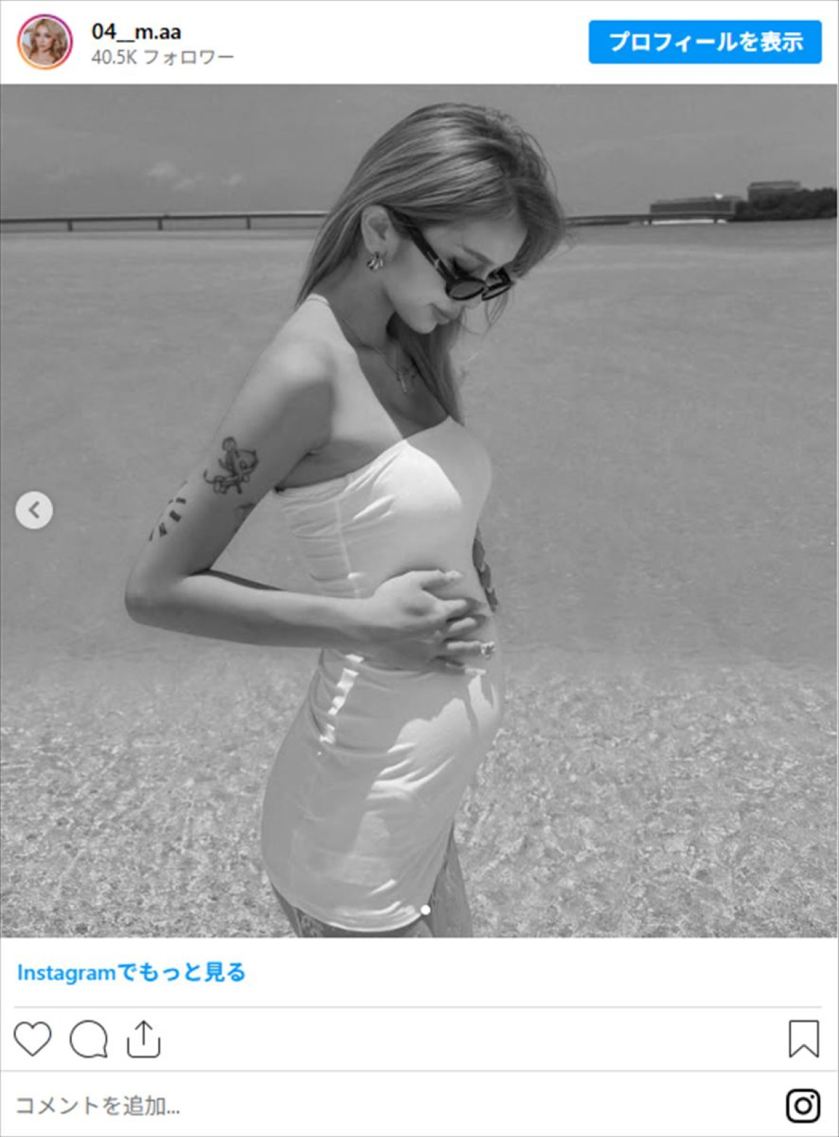 タトゥーチラ見せ「今日好き」ギャルモデル、妊娠公表「母子共に健康です」