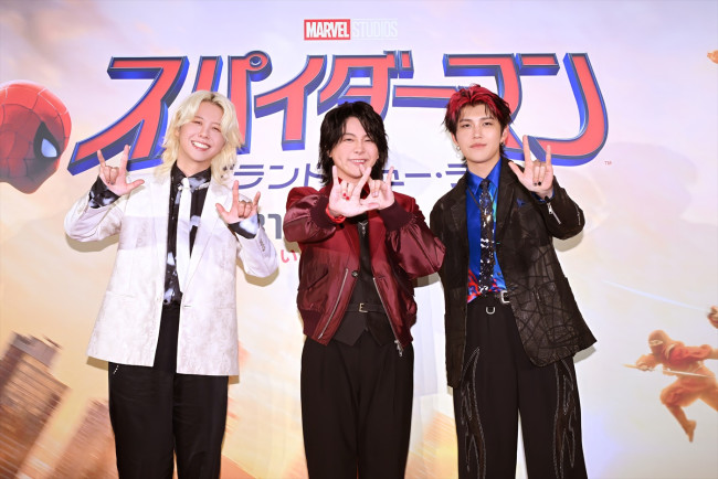 映画『スパイダーマン：ブランド・ニュー・デイ』ジャパンプレミア  レッドカーペットに登壇したMrs. GREEN APPLE