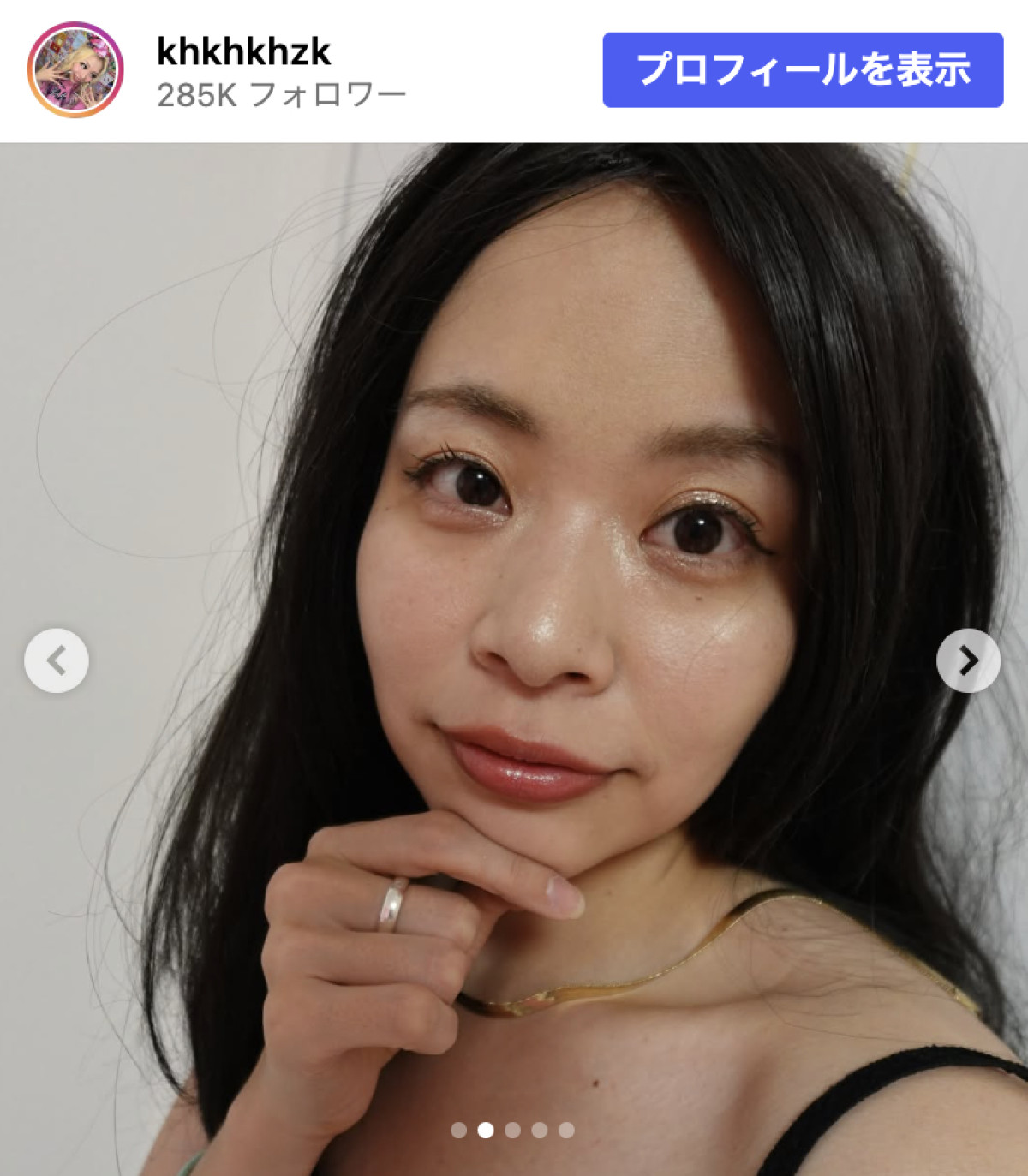 エルフ荒川、黒髪でイメージ激変「髪も目も綺麗」「大女優感あっていいですね！」
