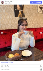 この髪型は見納め？　池田メルダ、タイトなトップスで笑顔　※「池田メルダ」Instagram