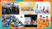 7月23日放送の『ＳＴＡＲ』に出演する（上段左から）TREASURE、乃木坂46、aespa、（下段左から）EBiDAN、syudou×八木勇征、純烈