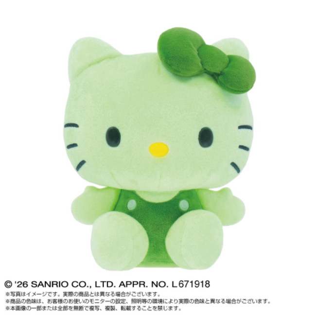 サンリオキャラクターズの“ECO”なぬいぐるみが登場へ！　特別カラーのハローキティなど展開