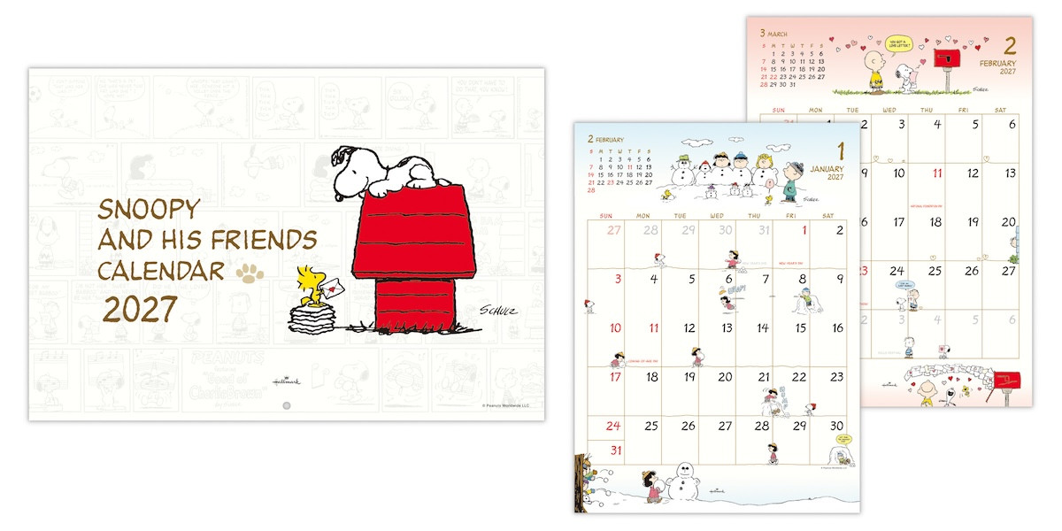270730_『PEANUTS』2027年版カレンダー＆ダイアリー