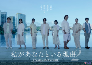 ドラマ『私があなたといる理由2〜グアムを訪れた8人の男女の10日間〜』キービジュアル