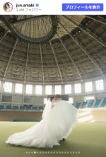 天木じゅん、競輪選手の佐々木悠葵との結婚を発表　※「天木じゅん」Instagram