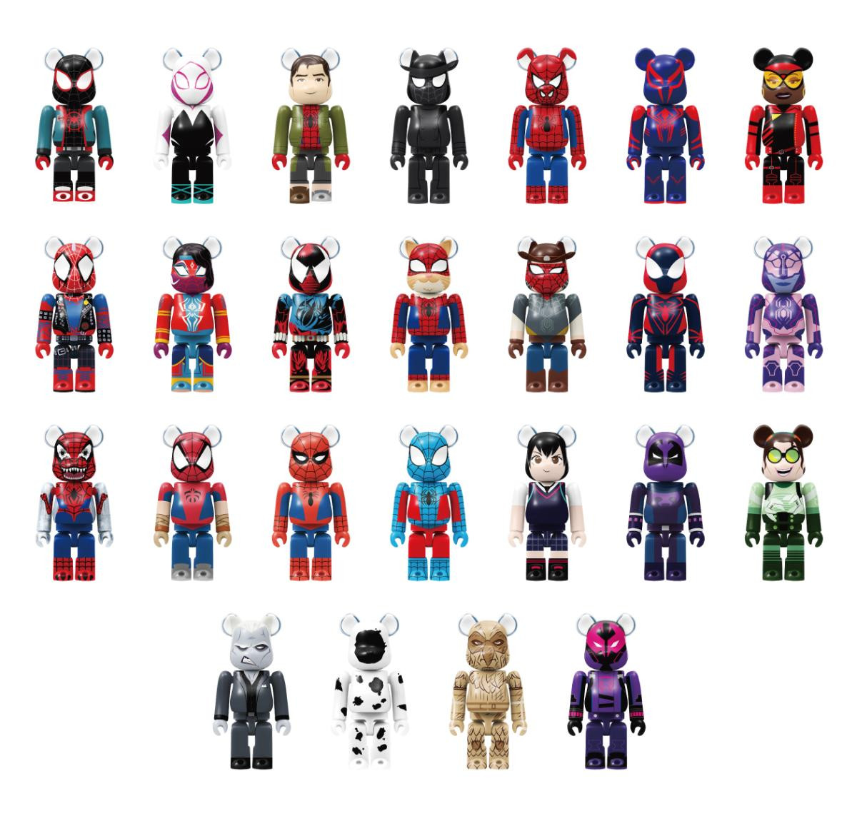 260825「MARVEL『SPIDER－MAN：SPIDER－VERSE』／Happyくじ『BE＠RBRICK』」