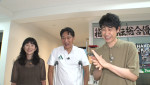 『24時間テレビ49‐愛は地球を救う‐』に出演する（右から）大泉洋、青山学院大学陸上競技部（長距離ブロック）・原晋（はらすすむ）監督と妻の美穂さん